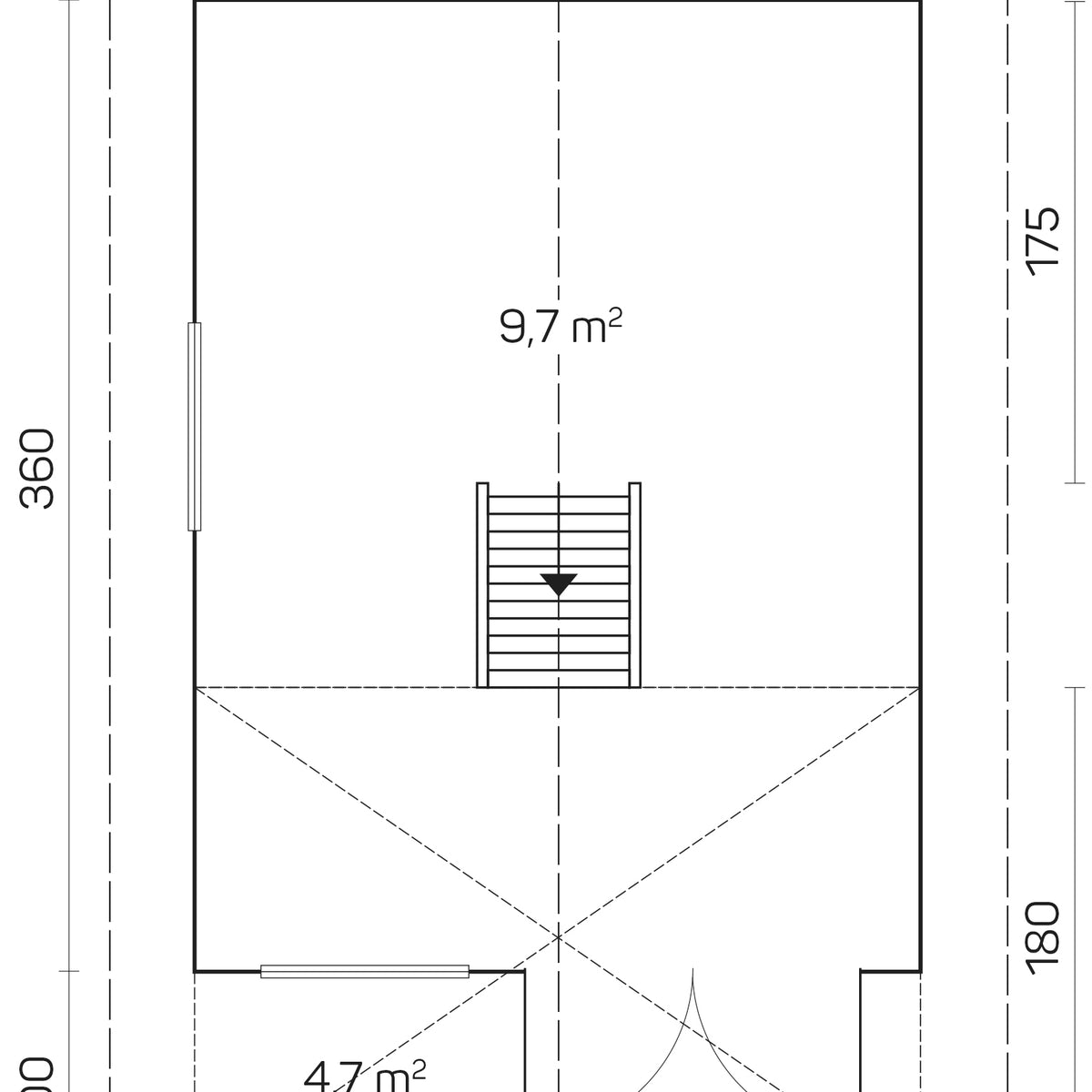 Bunkie 2.9x3.8m Log Cabin – Northern Log Cabins