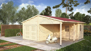 The Benefits of Log Cabin Garages