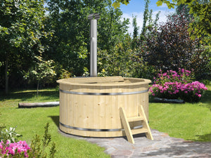 Wooden Hot Tub (Internal) | Glamping Pods