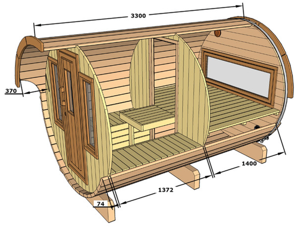 Camping Barrel 330