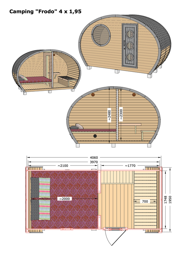 Hobbit House | 4.0 x 1.95m