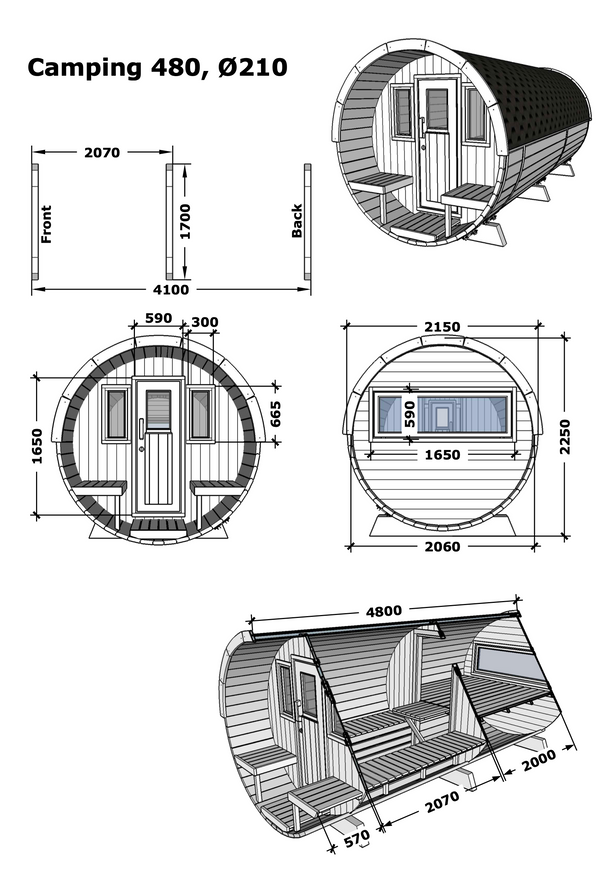 Camping Barrel 480