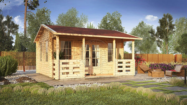 MALTA 5m x 5.12m Log Cabin