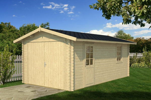 GARAGE A 3.2x5.7m Log Cabin