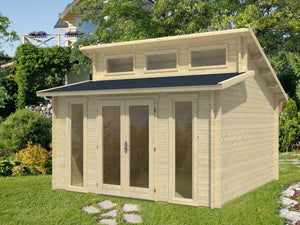 LANGEOOG-B 4.7x3.5m Log Cabin
