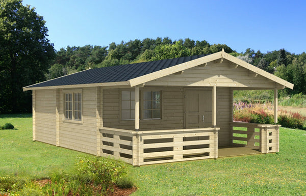 TORMES 5.3x7.9m Log Cabin