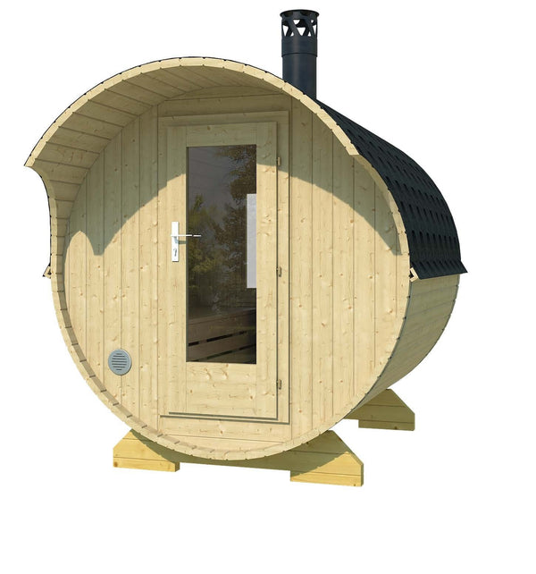 MASKU Barrel Sauna 2.1x2.2m