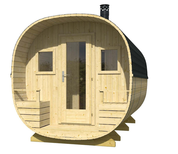 PORI Barrel Sauna 2.4x4.0m